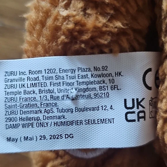 Fuggler Festive Fuggs Gingerbread Funny Ugly Monster 9" Brown Plush Stuffed Toy - Picture 5 of 9